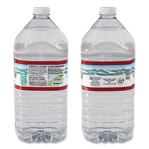 Crystal Geyser Alpine Spring Water, 1 Gal Bottle, 6/Carton (12514CT)