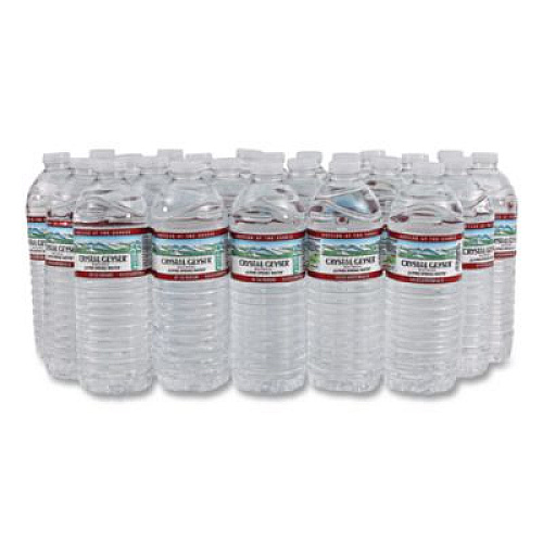 Crystal Geyser Alpine Spring Water, 16.9 oz Bottle, 24/Carton (24514CT)