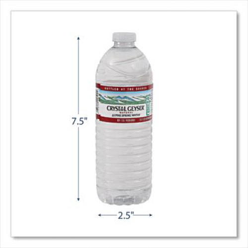 Crystal Geyser Alpine Spring Water, 16.9 oz Bottle, 35/Carton (35001CT)