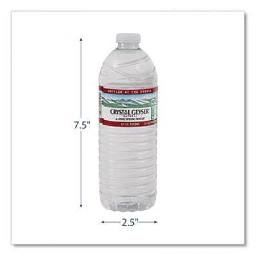 Crystal Geyser Natural Alpine Spring Water, 16.9 oz Bottle, 35/Carton (35001CTDEP)