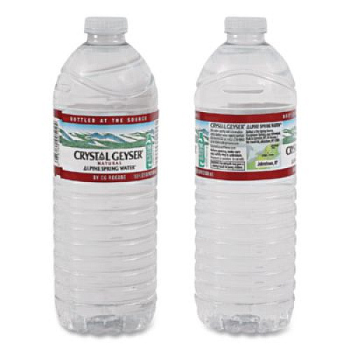 Crystal Geyser Natural Alpine Spring Water, 16.9 oz Bottle, 35/Carton (35001CTDEP)