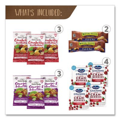 Snack Box Pros Fruits and Nuts Snack Box, 37 Assorted Snacks/Box (70000155)