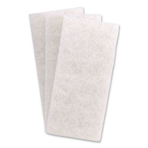 Boardwalk Fine Grade Utility Pad, 4.62 x 10, White, 10/Carton (401B)