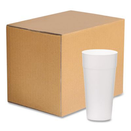 WinCup Foam Drink Cups, 24 oz, White, 300/Carton (221977)
