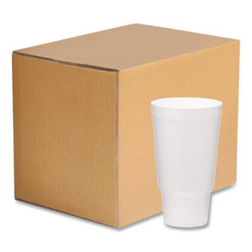 WinCup Foam Drink Cups, 32 oz, White, 400/Carton (221983)