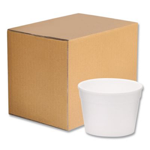 WinCup Foam Containers, Tall Style, 32 oz, White, 1,000/Carton (221994)