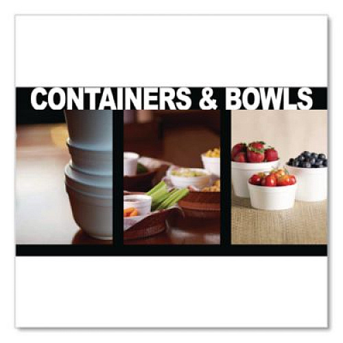 WinCup Foam Bowls, Squat Style, 12 oz, White, 1,000/Carton (221992)