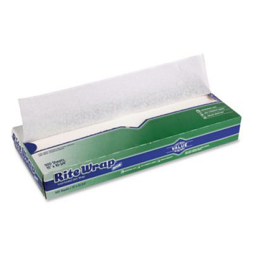 Dixie Dry Wax Light Weight Deli Paper, 15.12 x 10.75, 500/Pack, 12 Packs/Carton (RW156)