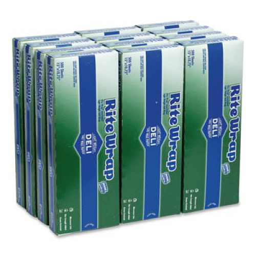 Dixie Dry Wax Light Weight Deli Paper, 15.12 x 10.75, 500/Pack, 12 Packs/Carton (RW156)