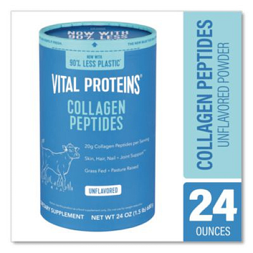 VITAL PROTEINS Collagen Peptides Unflavored Powder, Unflavored, 24 oz Bottle (22002620)