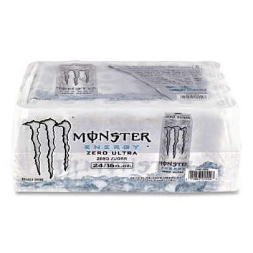 Monster Energy Ultra Zero, Original, 16 oz Bottle, 24/Carton (22002677)