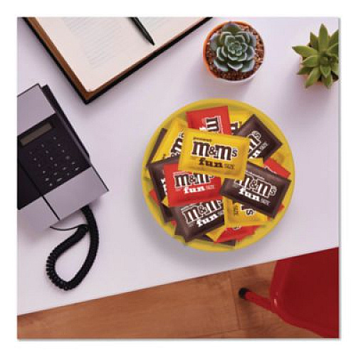 M & M's Milk Chocolate, Peanut and Peanut Butter Fun Size Variety Pack, Assorted Flavors, Individually Wrapped, 90 Pieces (22002630)