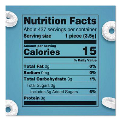 LifeSavers Mints Pep-O-Mint, Peppermint, Individually Wrapped, 53.95 oz Bag (22002650)