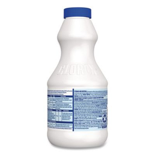 Clorox Concentrated Regular Disinfecting Bleach, 24 oz Bottle, 12/Carton (32251)