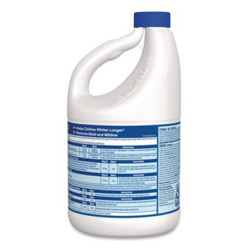 Clorox Concentrated Regular Disinfecting Bleach, 81 oz Bottle, 6/Carton (32263)