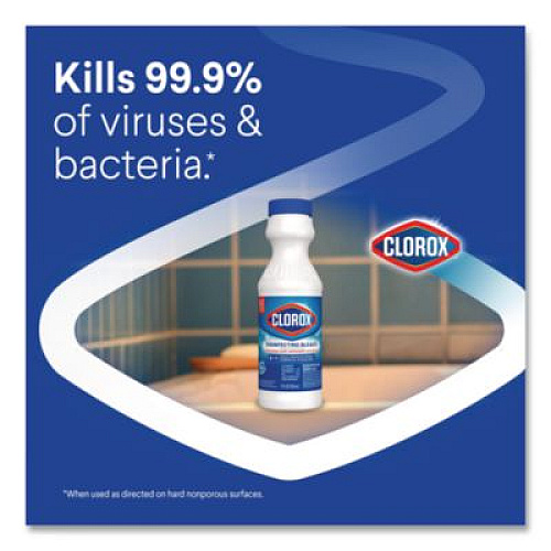 Clorox Concentrated Regular Disinfecting Bleach, 11 oz Bottle, 28/Carton (32436CT)