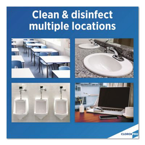 CloroxPro Clean-Up Disinfectant Cleaner with Bleach, 128 oz Refill Bottle, 4/Carton (35420CT)