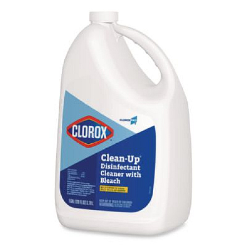 CloroxPro Clean-Up Disinfectant Cleaner with Bleach, 128 oz Refill Bottle, 4/Carton (35420CT)