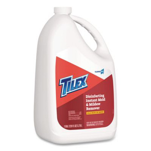 Tilex CloroxPro Disinfecting Instant Mold and Mildew Remover, 128 oz Refill Bottle, 4/Carton (35605)