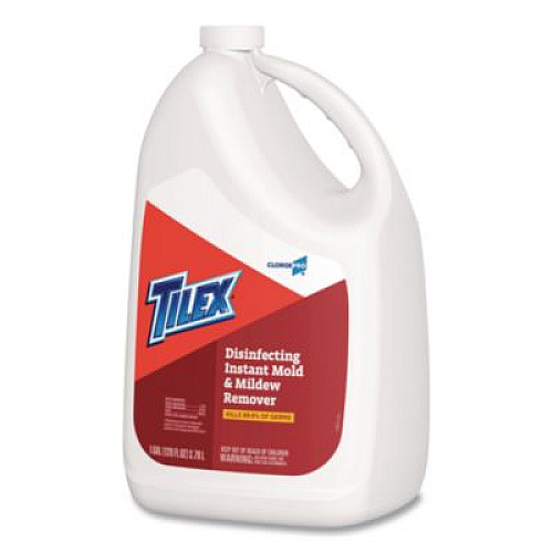 Tilex CloroxPro Disinfecting Instant Mold and Mildew Remover, 128 oz Refill Bottle, 4/Carton (35605)