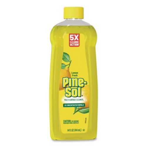 Pine-Sol Multi-Surface Cleaner Concentrated, Lemon Fresh Scent, 14 oz Bottle, 12/Carton (60148CT)