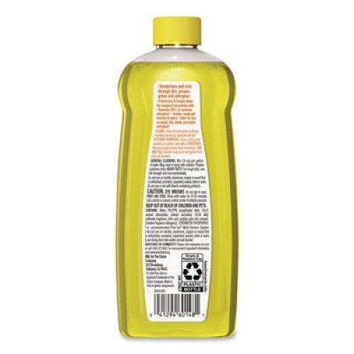 Pine-Sol Multi-Surface Cleaner Concentrated, Lemon Fresh Scent, 14 oz Bottle, 12/Carton (60148CT)