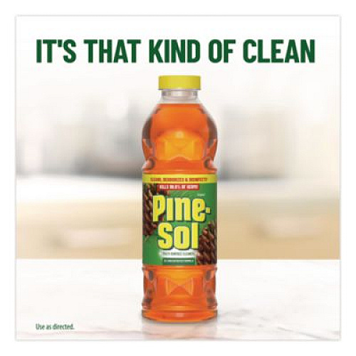 Pine-Sol Multi-Surface Cleaner Disinfectant Concentrated, Pine Scent, 20 oz Bottle, 8/Carton (60149CT)