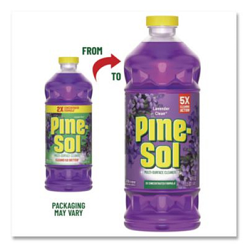 Pine-Sol Multi-Surface Cleaner Concentrated, Lavender Clean, 24 oz Bottle, 12/Carton (60153CT)