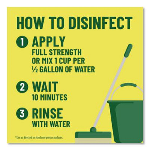 Pine-Sol Multi-Surface Cleaner Disinfectant Concentrated, Pine Scent, 80 oz Bottle, 6/Carton (60160CT)