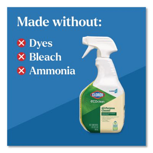 Clorox Pro EcoClean All-Purpose Cleaner, Unscented, 32 oz Spray Bottle, 9/Carton (60276CT)