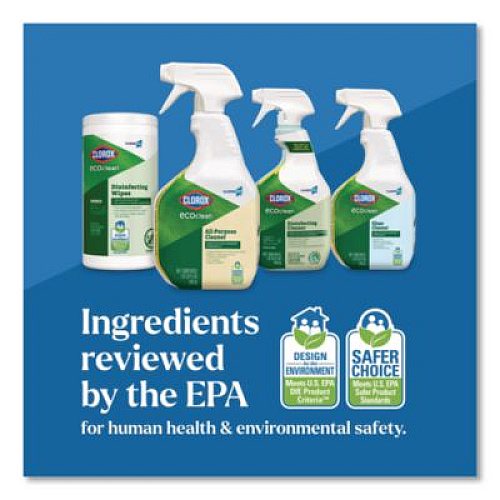 Clorox Pro EcoClean All-Purpose Cleaner, Unscented, 32 oz Spray Bottle, 9/Carton (60276CT)