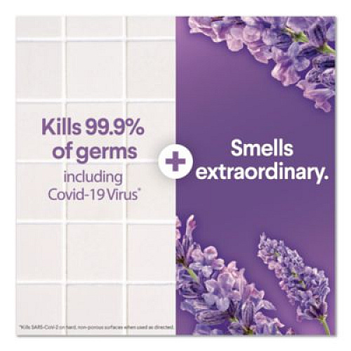 Clorox Scentiva Disinfecting Multi-Surface Cleaner, Bleach Free, Lavender and Jasmine, 32 oz Spray Bottle, 9/Carton (60523CT)