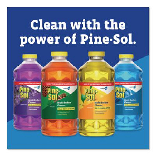 Pine-Sol CloroxPro Multi-Surface Cleaner Concentrated, Sparkling Wave Scent, 80 oz Bottle, 3/Carton (60609CT)