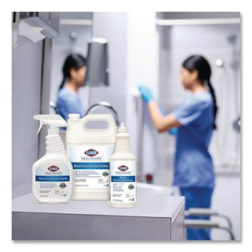 Clorox Healthcare Bleach Germicidal Cleaner, 32 oz Spray Bottle, 6/Carton (68970)