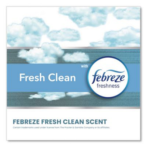 Glad ForceFlex Kitchen Drawstring Trash Bags, 13 gal, Gain Fresh Clean Scent, 24 x 27.38, White, 40 Bags/Box, 6 Boxes/Carton (78361)