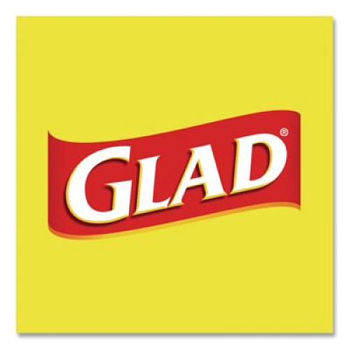 Glad ForceFlex Kitchen Drawstring Trash Bags, 13 gal, Gain Original Scent, 24" x 27.38", White, 80 Bags/Box, 3 Boxes/Carton (78900)