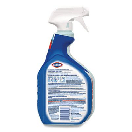 Clorox Clean-Up Multi-Surface Cleaner with Bleach, 32 oz Spray Bottle, Rain Clean Scent, 9/Carton (30197)