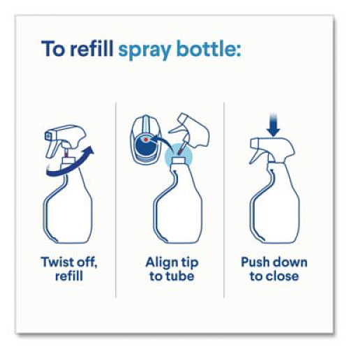 Clorox Clean-Up Multi-Surface Cleaner with Bleach, 32 oz Spray Bottle, Rain Clean Scent, 9/Carton (30197)