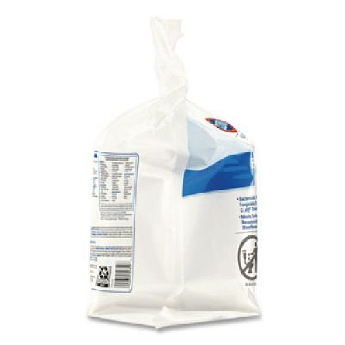Clorox Healthcare Bleach Germicidal Wipes, 1-Ply, 12 x 12, Unscented, White, 110/Refill, 2 Refills/Carton (30359CT)