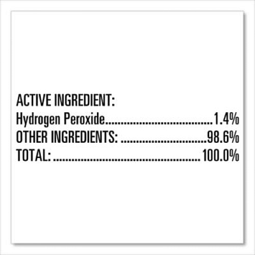 Clorox Healthcare Hydrogen-Peroxide Cleaner/Disinfectant, 1 gal Bottle, 4/Carton (30829)