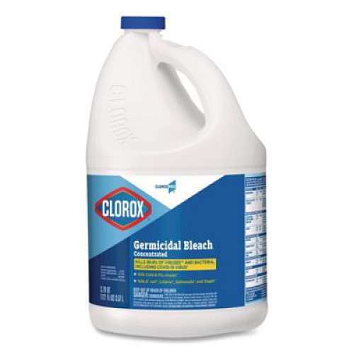 CloroxPro Concentrated Germicidal Bleach, Regular, 121 oz Bottle, 3/Carton (30966CT)