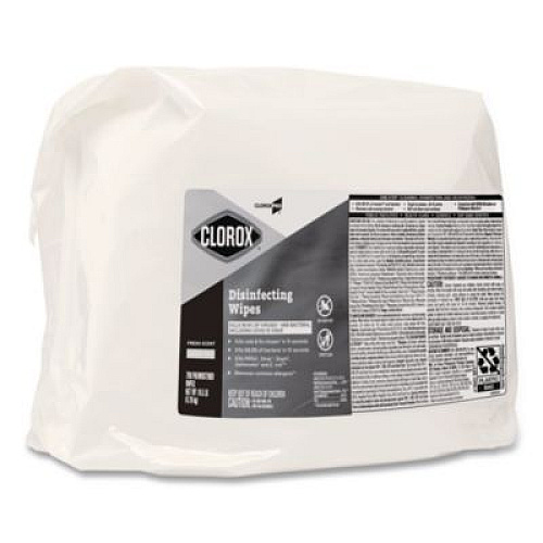 Clorox Disinfecting Wipes, 1-Ply, 7 x 8, Fresh Scent, White, 700/Bag Refill, 2 Bags/Carton (31428)