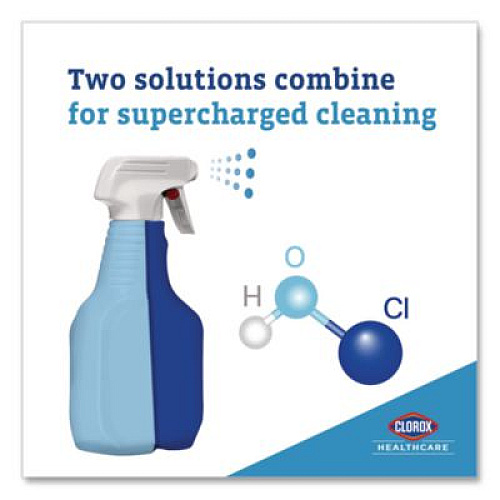 Clorox Healthcare Fuzion Cleaner Disinfectant, Unscented, 32 oz Spray Bottle, 9/Carton (31478)