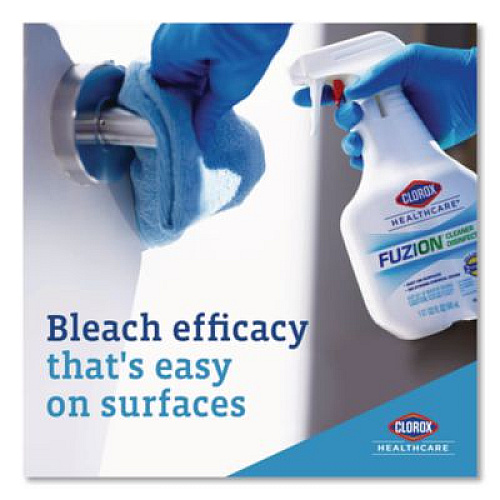 Clorox Healthcare Fuzion Cleaner Disinfectant, Unscented, 32 oz Spray Bottle, 9/Carton (31478)