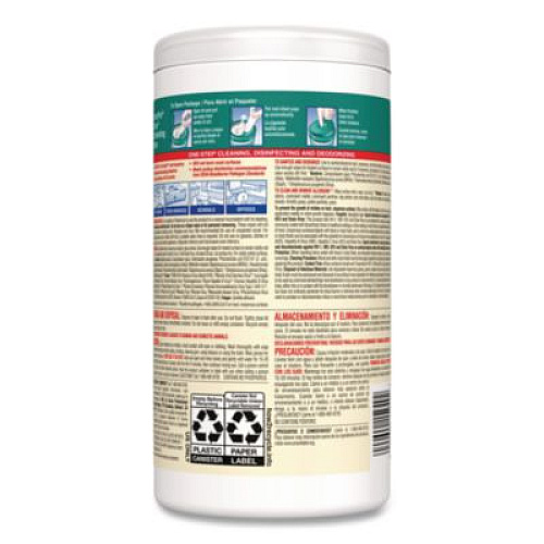 Clorox Disinfecting Wipes, 1-Ply, 7 x 8, Fresh Scent, White, 75/Canister (15949EA)