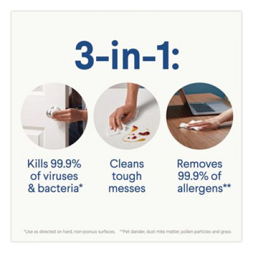 Clorox Disinfecting Cleaning Wipes, Flex Pack, 1-Ply, 8 x 7, Lemon Scent, White, 75 Towels/Box (31404)