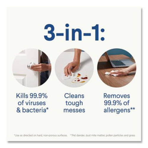 Clorox Disinfecting Cleaning Wipes, Flex Pack, 1-Ply, 8 x 7, Fresh Scent, White, 75 Towels/Box (31430)