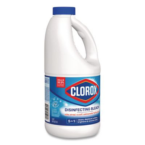 Clorox Concentrated Regular Disinfecting Bleach, 43 oz Bottle (32260)