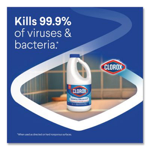 Clorox Concentrated Regular Disinfecting Bleach, 43 oz Bottle (32260)