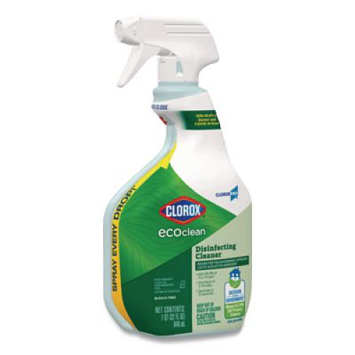 Clorox Pro EcoClean Disinfecting Cleaner, Unscented, 32 oz Spray Bottle (60213)